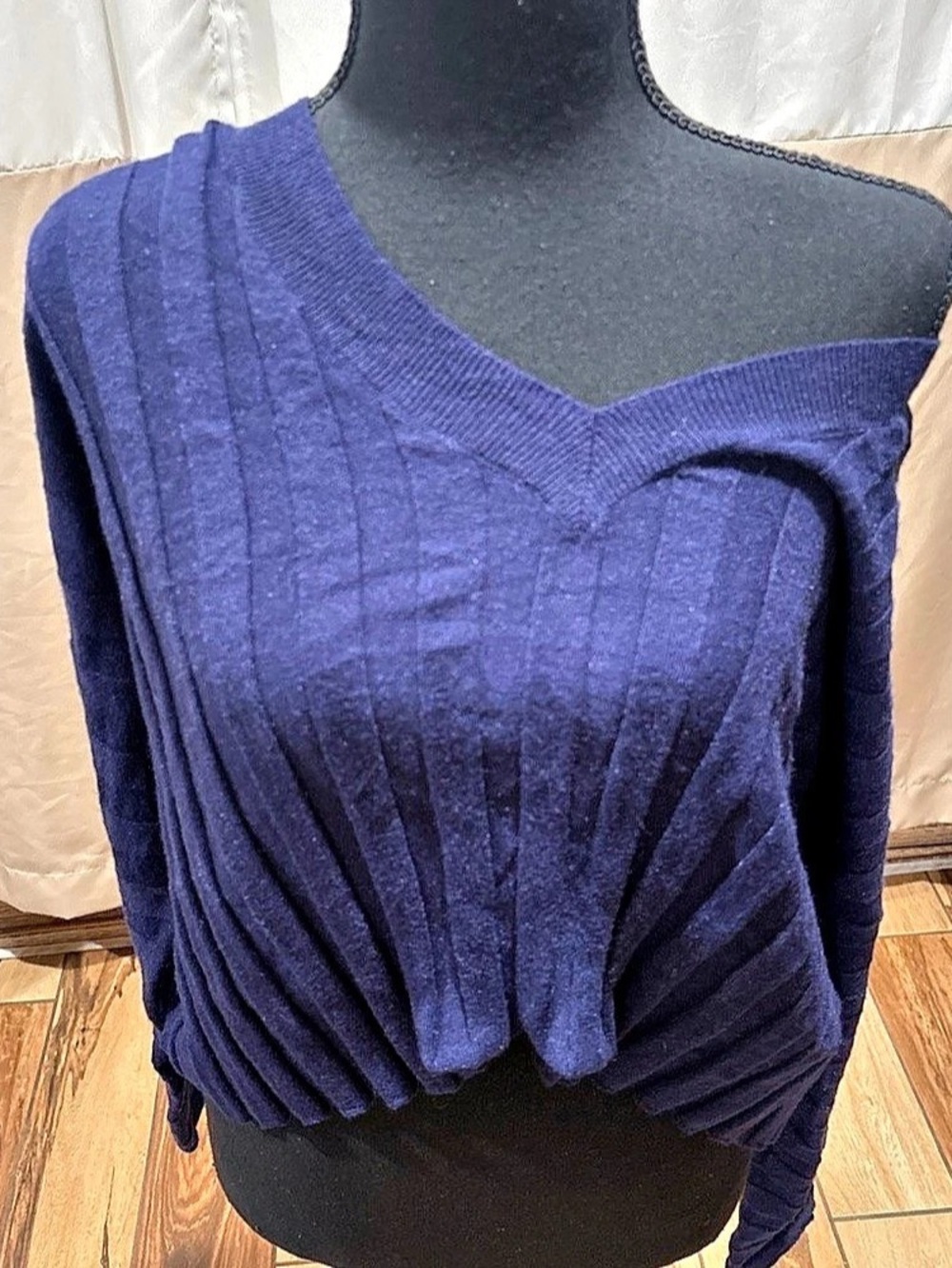 Blue Knit Sweater